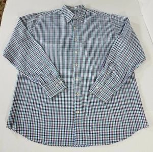 Peter Millar Champagne Queens Oxford Sport Shirt